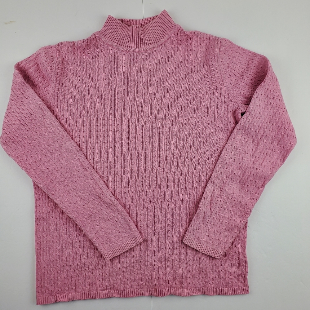 Karen Scott long sleeve mock turtleneck sweater S